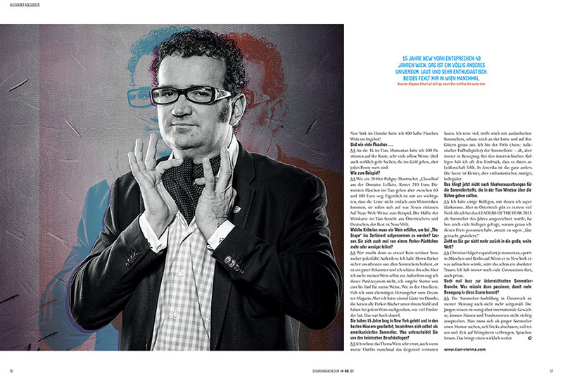 Entwurf aus dem oscar Magazin