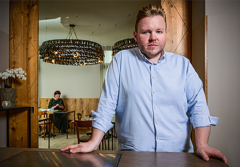 Richard und Sonja Rauch in der frisch renovierten Villa Rosa.