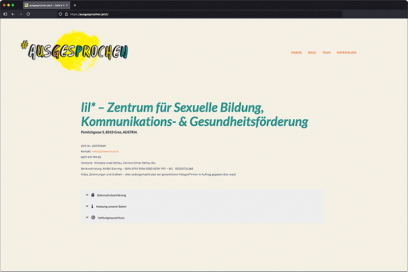 screenshot der website ausgesprochen.jetzt